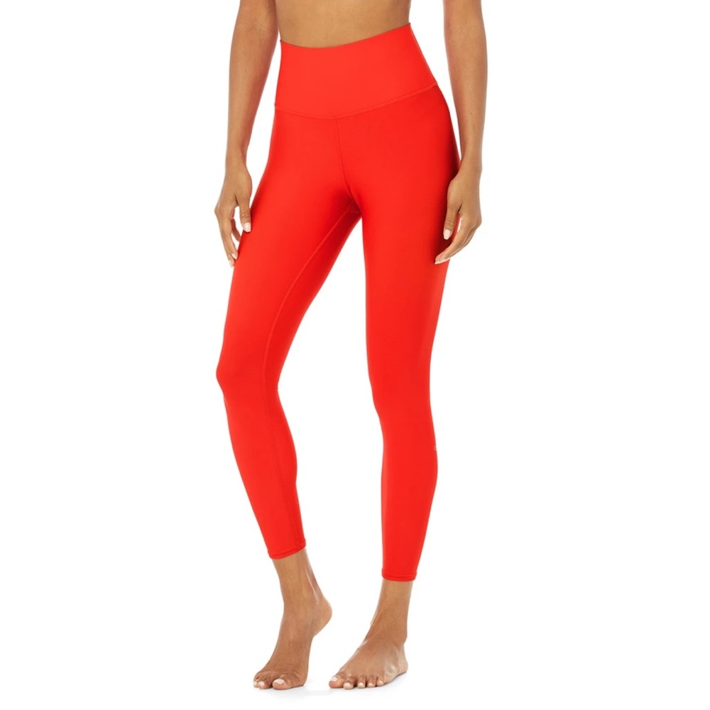 Brand New Alo Yoga Legging Tights, Red, Small NWT
